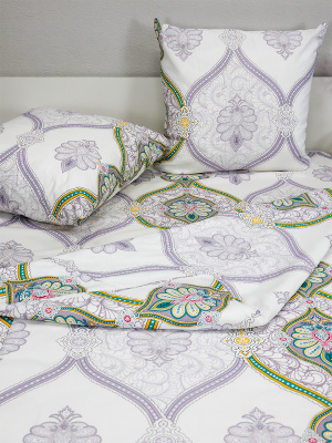 КПБ 1,5 сп бязь 120гр/м2 Текстильная коллекция Парадис твердая упаковка